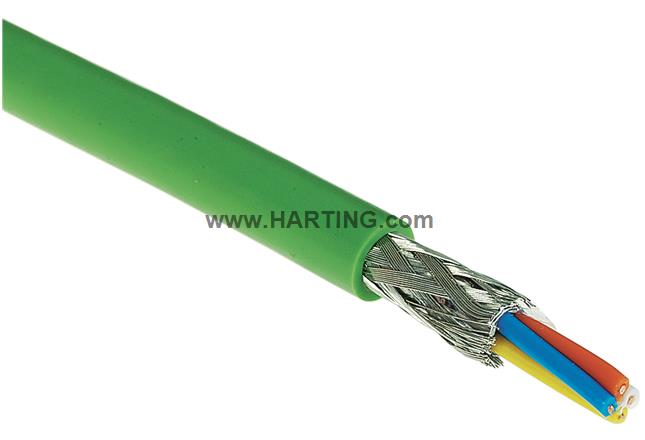 Harting - CABO ETHERNET 2 PARES CAT 5 TIPO A ROLO 100M