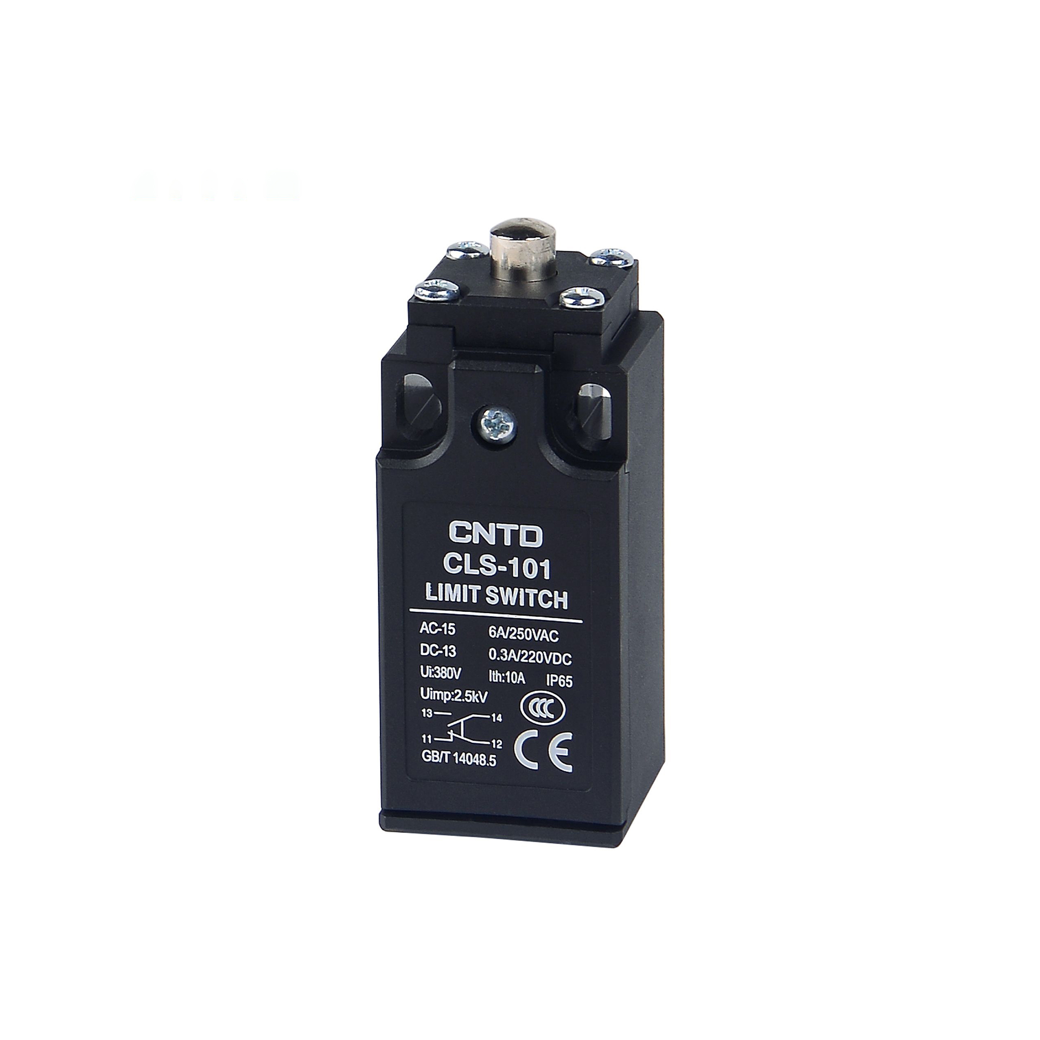 CLS 101 / Chave fim de curso acionamento tipo pino metalico 1NA+1NF 10A/250V IP66