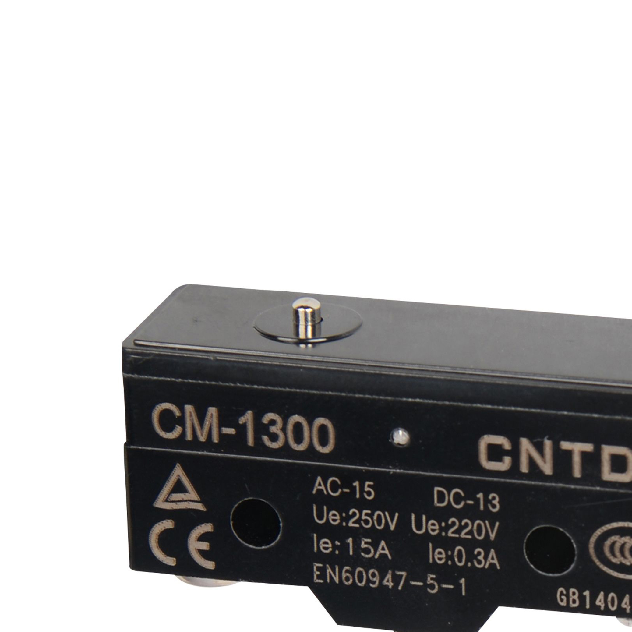 CM 1300 / Micro switch fim de curso acionamento tipo pino metal 15A/250V - Imagem 2