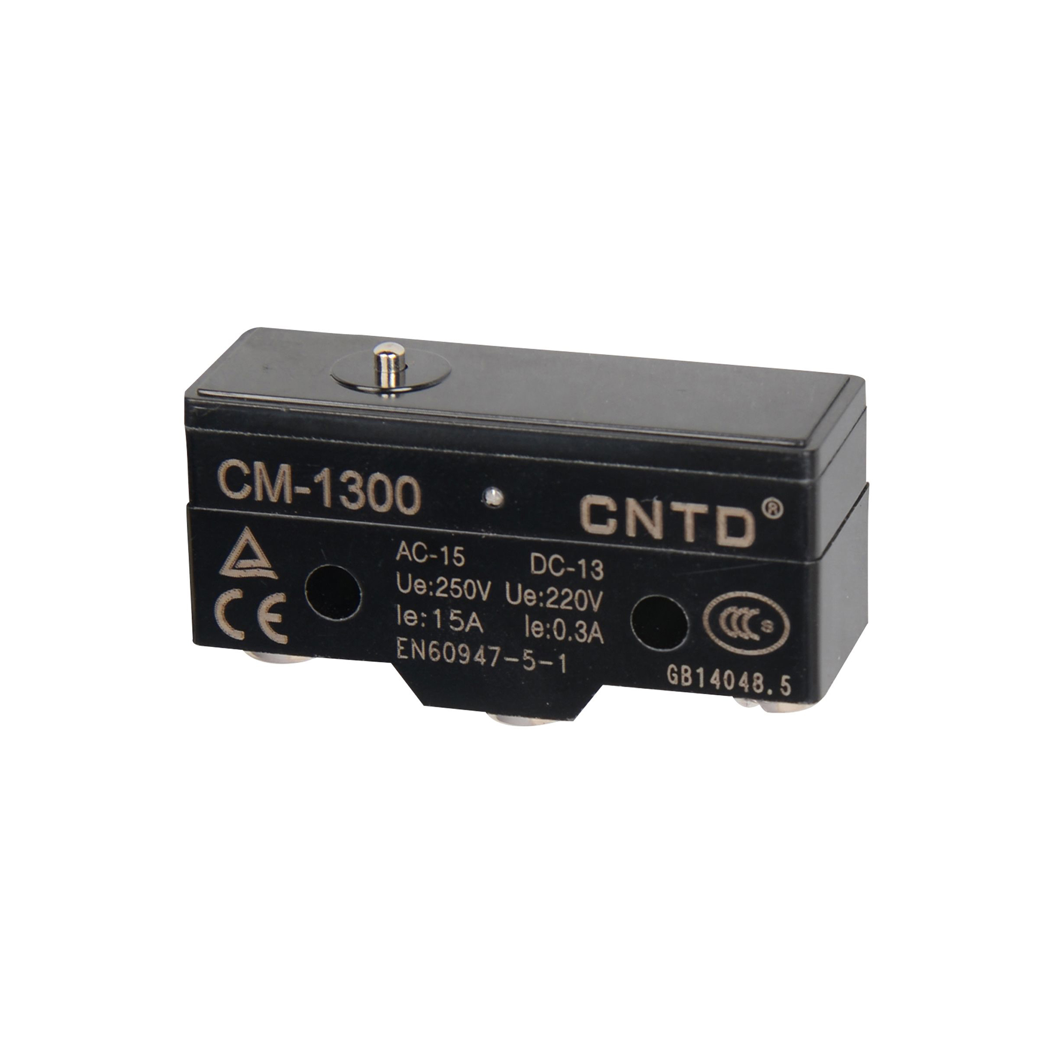 CM 1300 / Micro switch fim de curso acionamento tipo pino metal 15A/250V