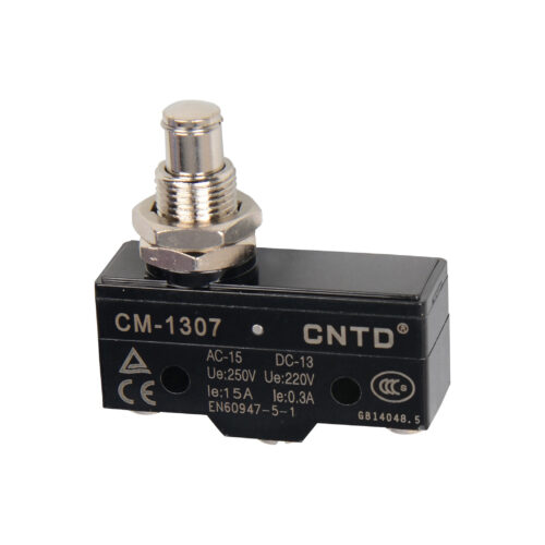 CM 1307 / Micro switch fim de curso acionamento tipo pino metal 15A/250V