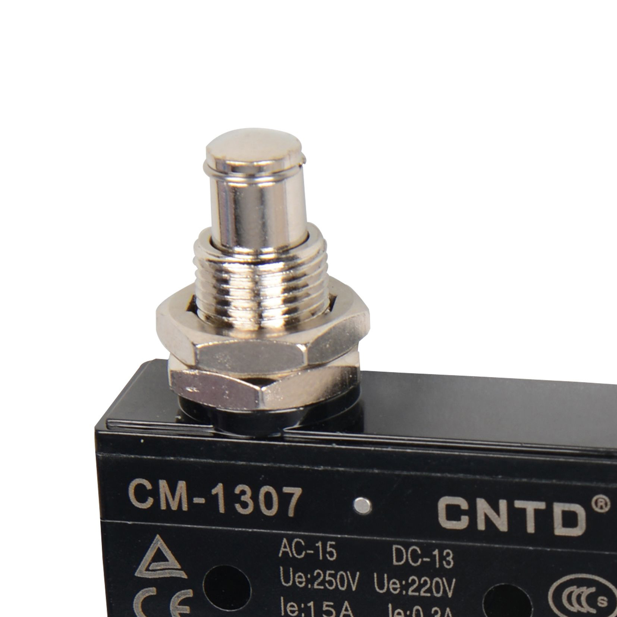 CM 1307 / Micro switch fim de curso acionamento tipo pino metal 15A/250V - Imagem 2