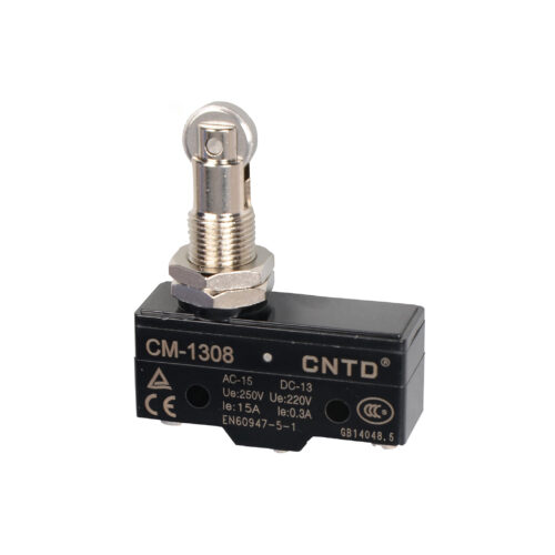 CM 1308 / Micro switch fim de curso acionamento tipo roldana metal 15A/250V