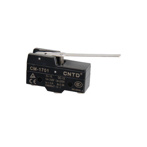 CM 1701 / Micro switch fim de curso acioamento tipo haste longa metal 15A/250V