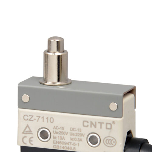 Alternative view of CZ 7110 / Micro switch fim de curso acionamento tipo pino 1NA/1NF 10A/250V IP40