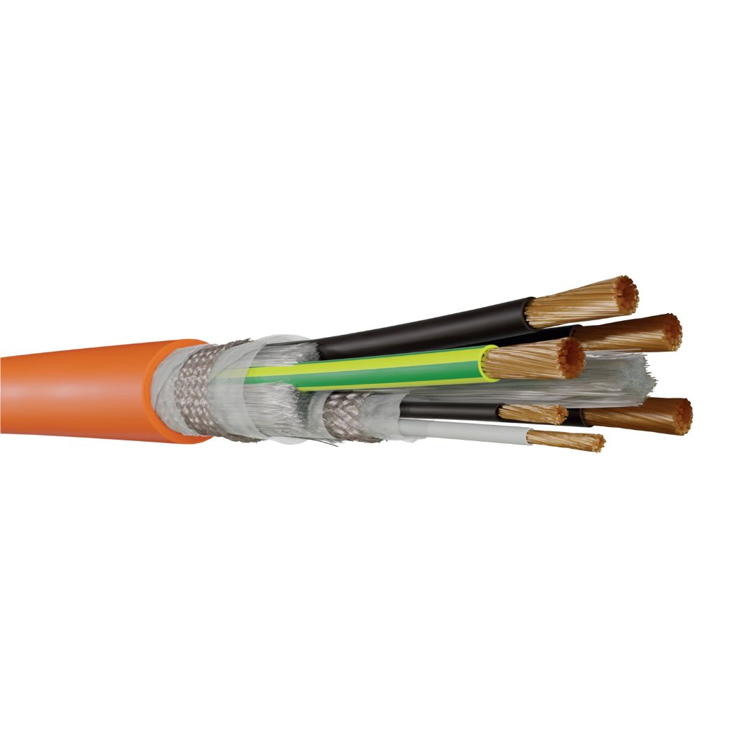 CABO 4X1.5MM+(2X1.5MM) EXTRAFLEXIVEL C/ MALHA CAPA PUR - Imagem 2