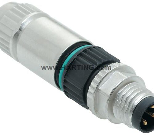 CONECTOR M8 MACHO 4 POLOS 0.14 - 0.34MM