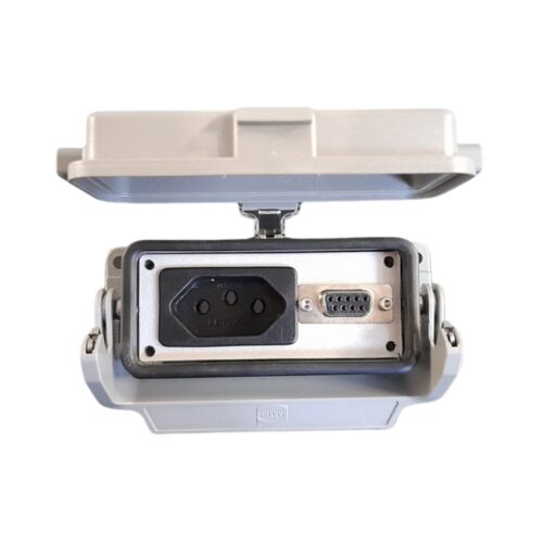 TOMADA NBR 10A/250V 2P+T + DB9 (BASE C/ TAMPA 16B)