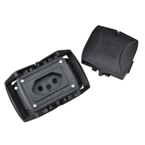 TOMADA COM 1XNBR 20A (BASE PAINEL C/ TAMPA 6B HAN ECO)